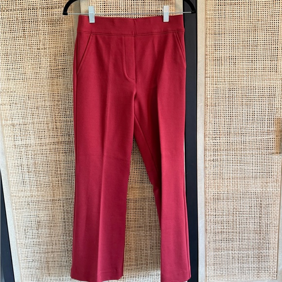 SPANX ponte’ top and pant set. Red, size S. - Picture 6 of 14